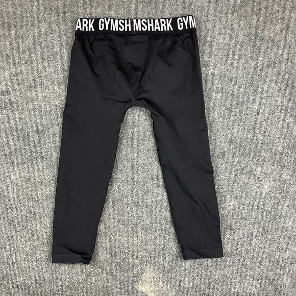 Gymshark Leggings Women’s L Black High Waist Compression Gymwear - Picture 4 of 9